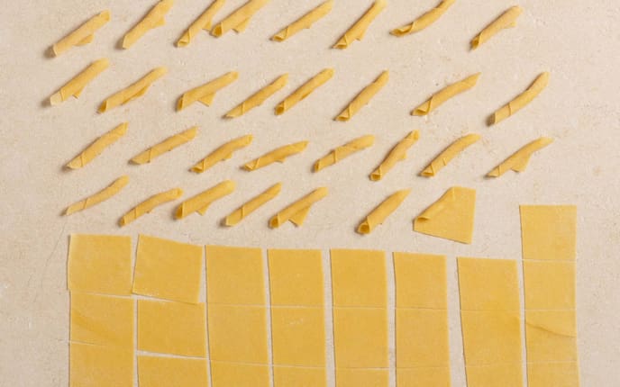 Röllchennudeln, Nudelteig