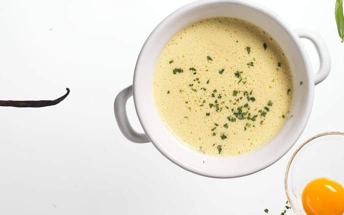 Sauce bérnaise, Dotter, Schüssel, Sauce, Beilage, Servus Rezept