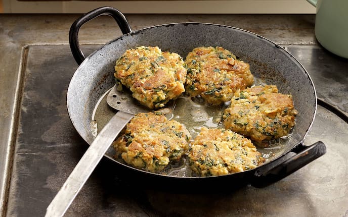 Brennnessel-Schnitzerl, Schnitzel, Brennnessel, vegetarisches Rezept, Servus Rezept