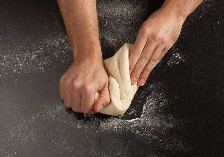 Blätterteig, Grundrezept, Hände