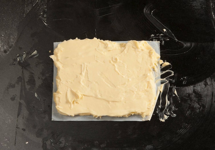 Blätterteig, Grundrezept, Folie