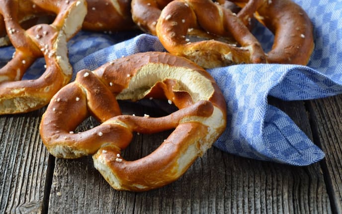 Laugenbrezel, Salz, Brezel