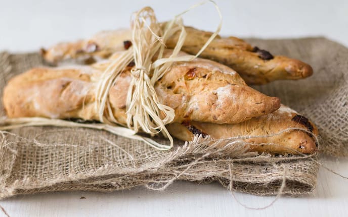 Speckweckerl selber machen, Kümmel, Naturbast, Jute