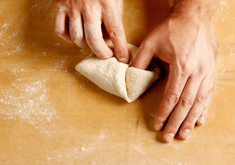 Teig, Handsemmel, Mehl, Hände