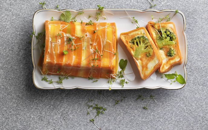 Gemüseterrine, Karotten, Brokkoli