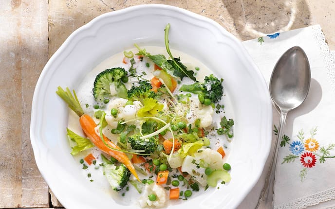 Gemüse-Reis-Pfandl vom Grill mit Bio-Hendl - 1:30 h - Rezept - Servus