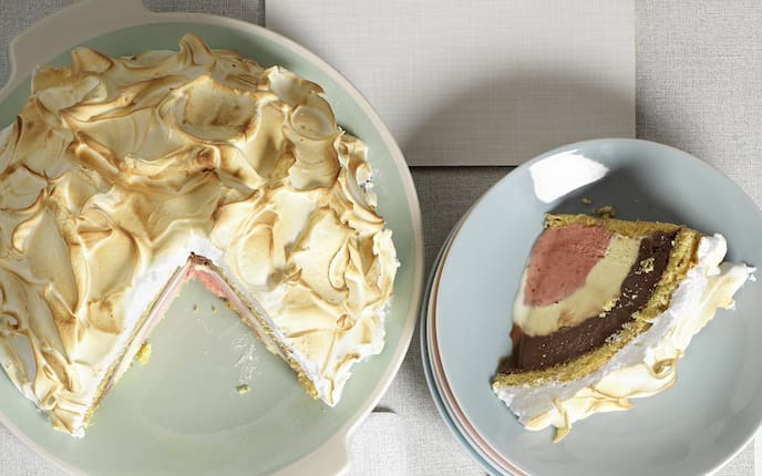 Eisbombe, Nachspeise, Dessert, Servus Rezept