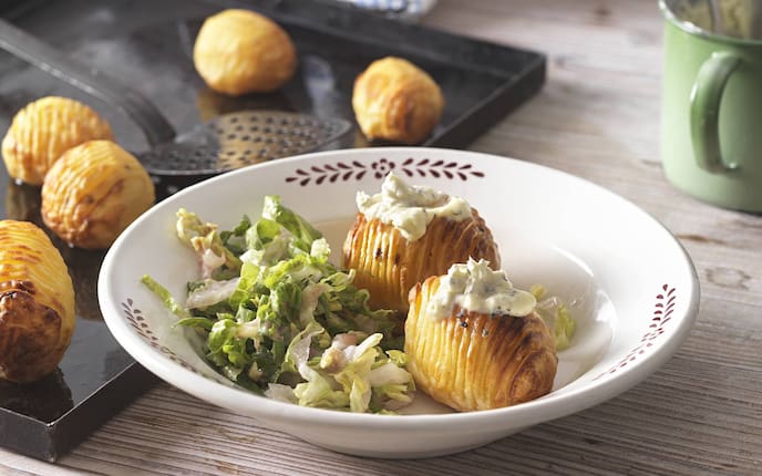 Erdäpfel, Salbeibutter, kleine Speise, Rezept