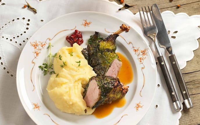 Fasan, Speck, Kohl, Rezept, Servus