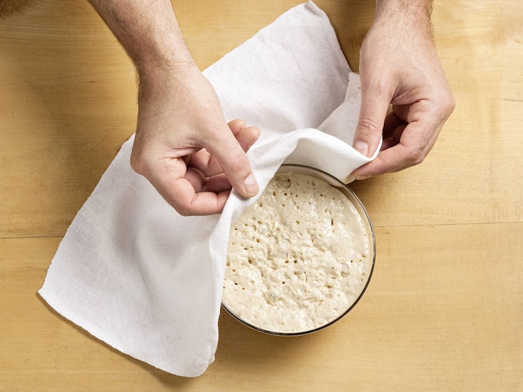 Dampfl für Krapfen, Krapfen backen, Germteig zubereiten