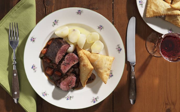 Filet, Maibock, Mairübchen, Navetten, Rezept