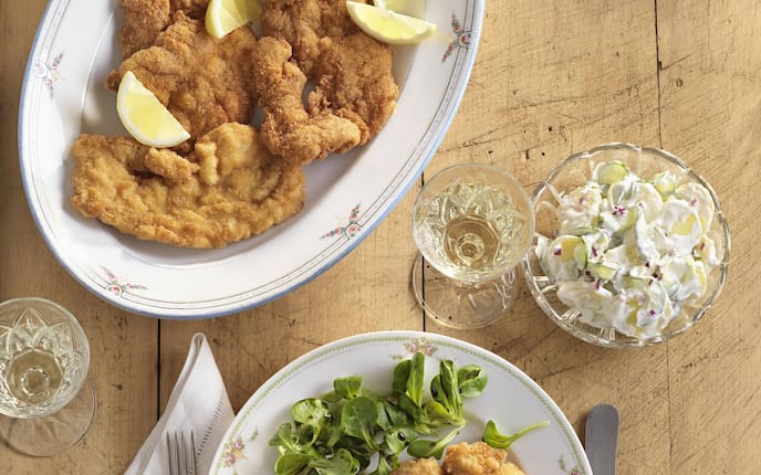 Gebackene Fledermaus vom Schwein (Bild: Eisenhut & Mayer)