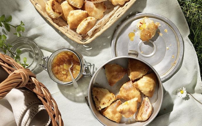 Gemüsetaschen, Teigtaschen, Rezept, vegetarisch