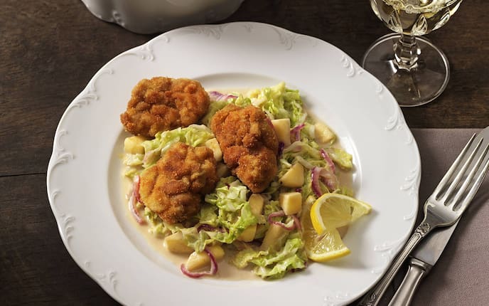 Gebackenes Kalbsbries (Bild: Eisenhut & Mayer)