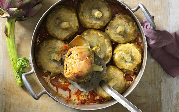 Artischocken, Rezept, gefüllte Artischocken