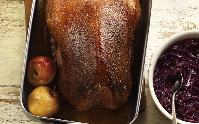 Gefüllte Gans auf Altwiener Art (Bild: Eisenhut & Mayer)