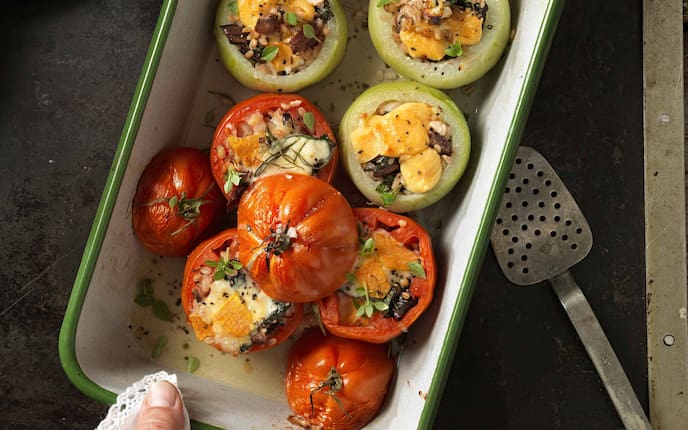 Gefülltes Gemüse mit Gouda & Rotschmierkäse (Bild: Eisenhut & Mayer)