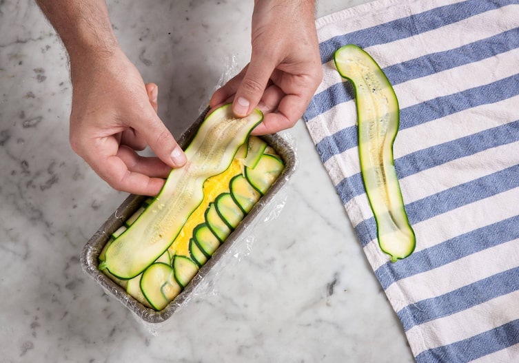 Gemüseterrine, Gemüse-Terrine, Terrine, vegetarische Terrine