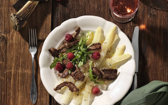 Geschnetzeltes mit Spargel (Bild: Eisenhut & Mayer)