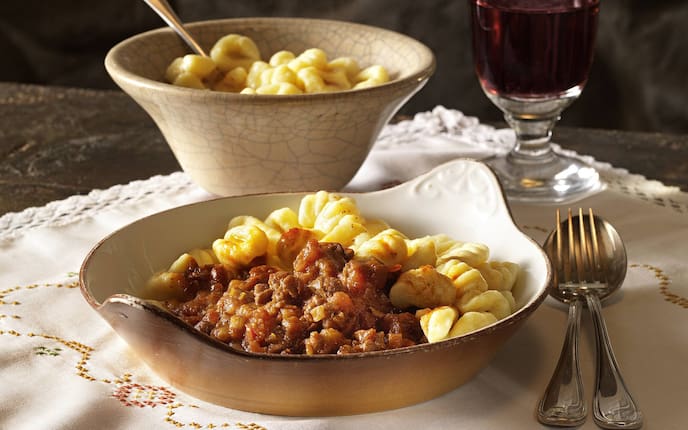 Gnocchi, Gans, Ragout, Rezept