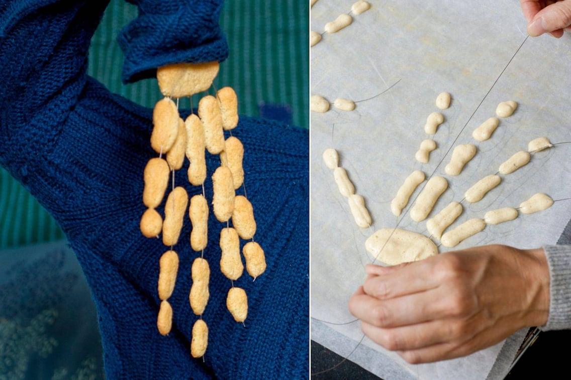 Gruselige Knochen backen, Rezept, Anleitung, Halloween