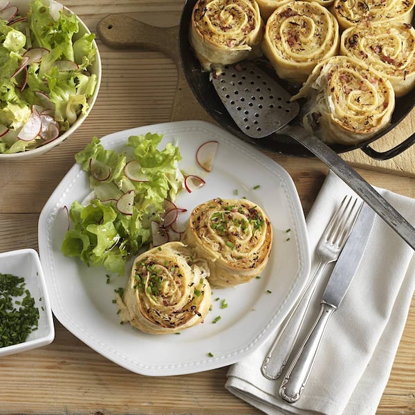 Allgäuer Krautkrapfen, Kraut, Salat, Pfanne, Rezept