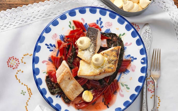 Fisch, Butter, Gemüse, Hauptspeise, Servus Rezept