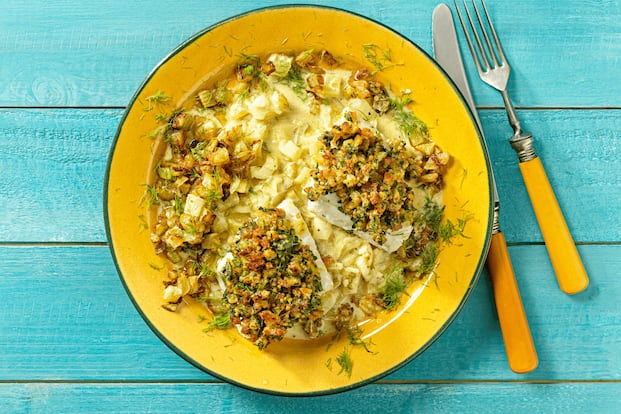Gratinierter Zander mit Senfkruste und Fenchel-Senf-Gemüse - 1:00 h ...