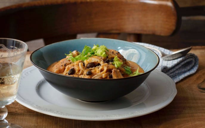 Eintopf, Bohnen, Fleisch, Fisch, Hauptspeise, Servus Rezept