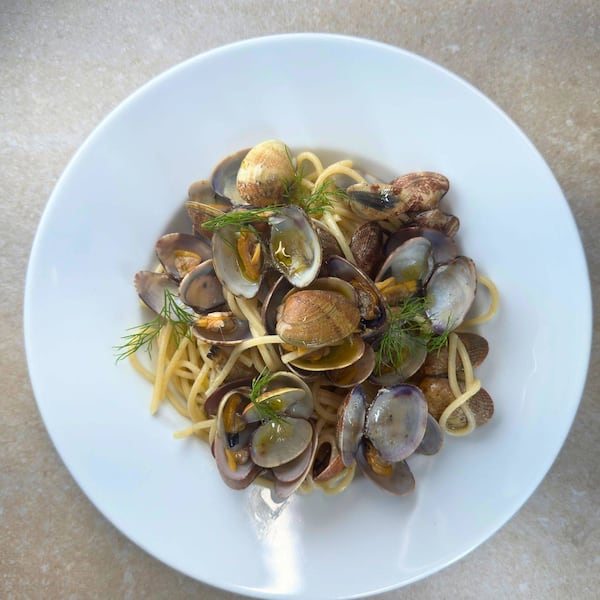 Spaghetti Vongole, Rezept von Stefan Haas, Rezept zur Sendung Heimatleuchten „Sehnsucht Süden – unterwegs in Triest“