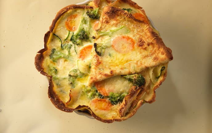 Karotten, Käse, Bechamel, Palatschinken, Gemüsegratin, Gratin, Gemüse