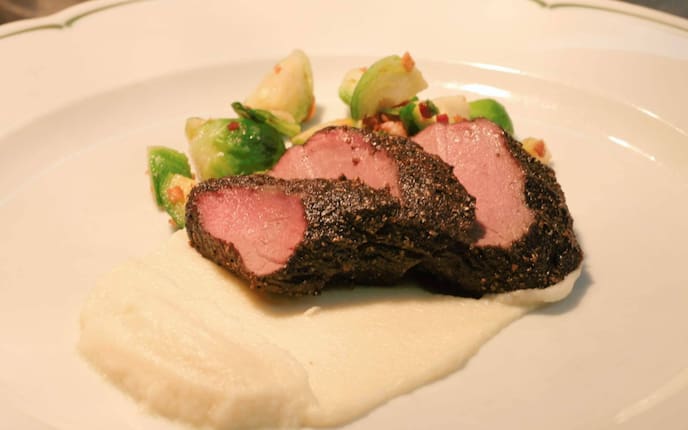 Kohlsprossen, Selleriepüree, Hirschfilet, Servus TV, Hauptspeise, Rezept