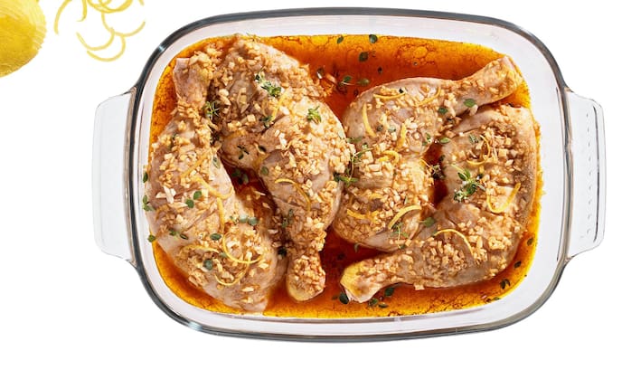 Hühnerkeulen mit Ingwer (Bild: Eisenhut & Mayer)