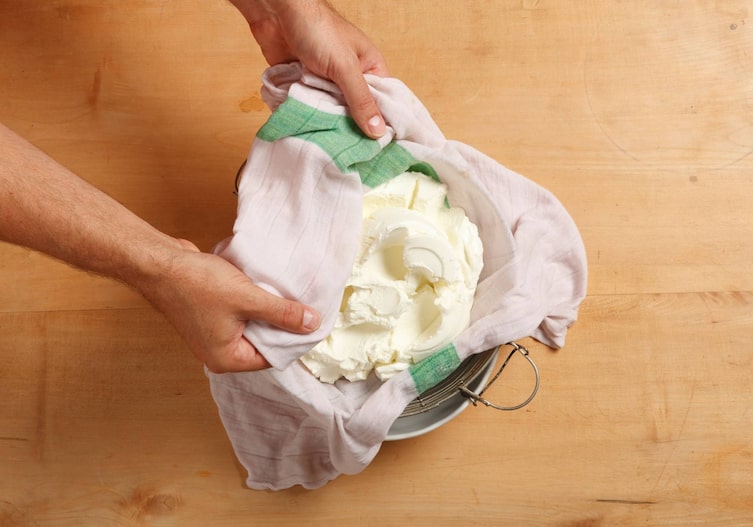 Küchentuch, Passiertuch, Topfen