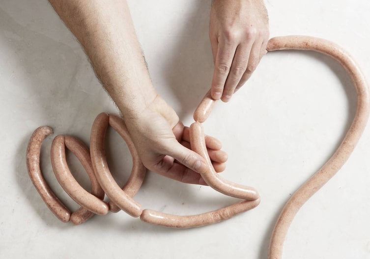 Osterwurst, Bratwurstdarm, Würste