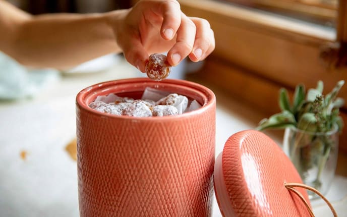 Kräuterzuckerl, Halszuckerl, Dose