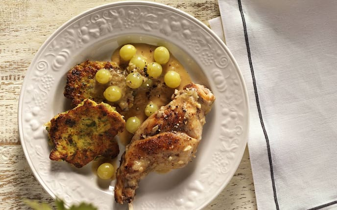 Fasan mit Maroni und Trauben - 1:30 h - Rezept - Servus