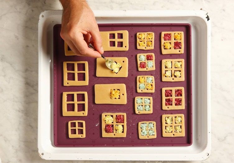 Löffel, Hand, Fenster, Kekse, Zuckerl, Backblech, Backfolie