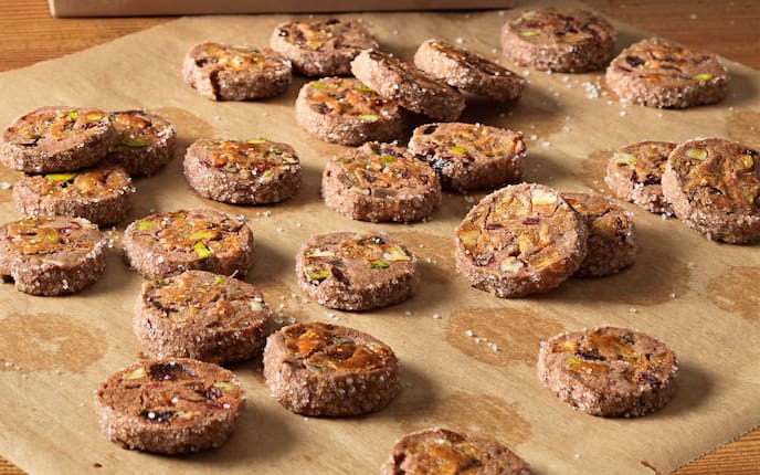 Fruchtkeks, Kekse, Backpapier