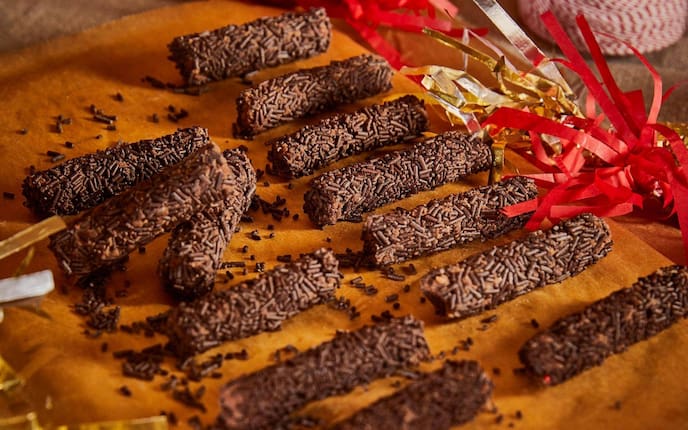 Rumstangerl, Weihnachtskekse, Plätzchen, Weihnachtsplätzchen, Schokostreusel, Weihnachten, Servus Rezept