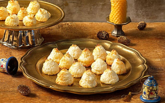 Weihnachten, Advent, Kokosbusserl, Glockerl, Bienenwachskerze, Kekse, Plätzchen, Kokosbusserl, Servus Rezept