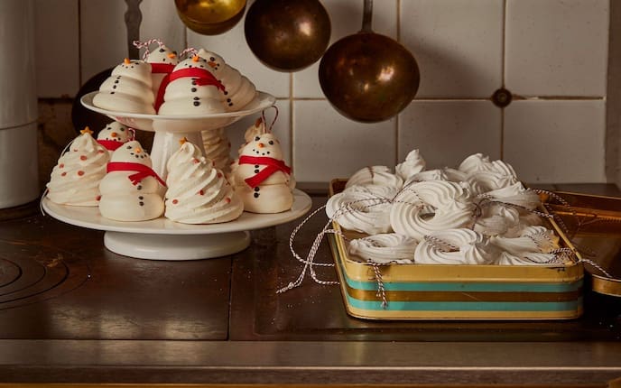 Windringe, Schneemänner aus Windgebäck, Kekse, Weihnachtsgebäck, Servus Rezept