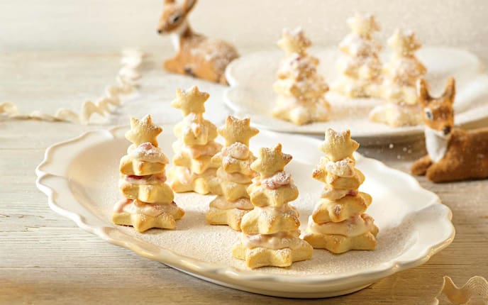 Christbaum-Kekse, Weihnachtskekse, Kekse, Plätzchen, Weihnachtsplätzchen, Rezept, Servus Rezept