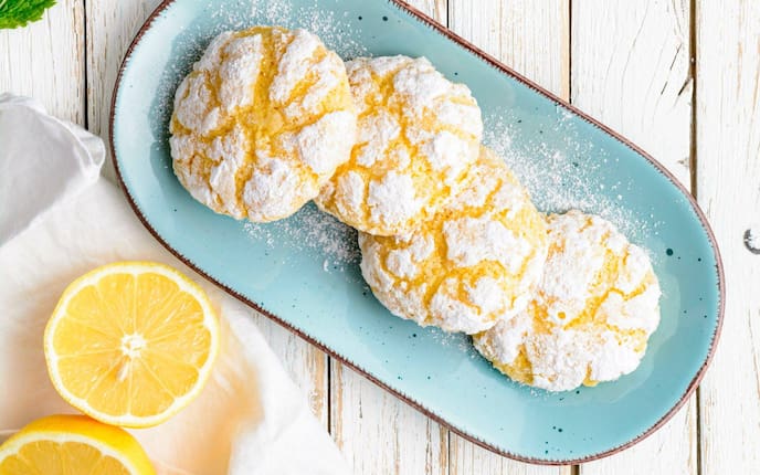 Zitronen, Kekse, Plätzchen, Zitronenkekserl, Nachspeise, Servus Rezept