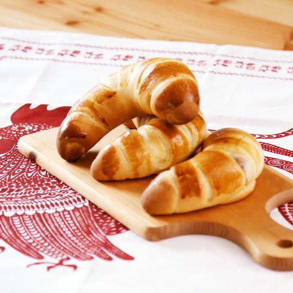 Apfel-Zimt-Kipferl, Christina Bauer, gefüllt, Hörnchen