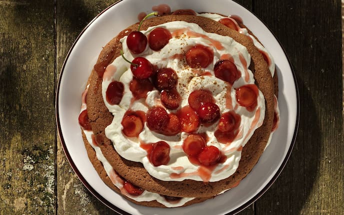 Schoko-Kirsch-Kuchen (Bild: Eisenhut & Mayer)