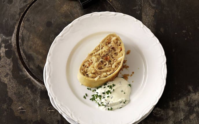 Deftiger Krautstrudel, Rezept