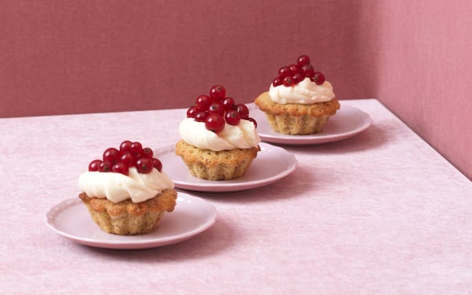 Obsttörtchen, Creme, Ribisel, Kuchen, Nachspeise, Servus Rezept