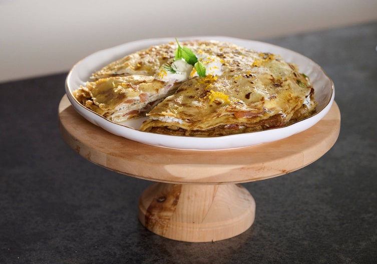 Die fertige Palatschinkentorte.