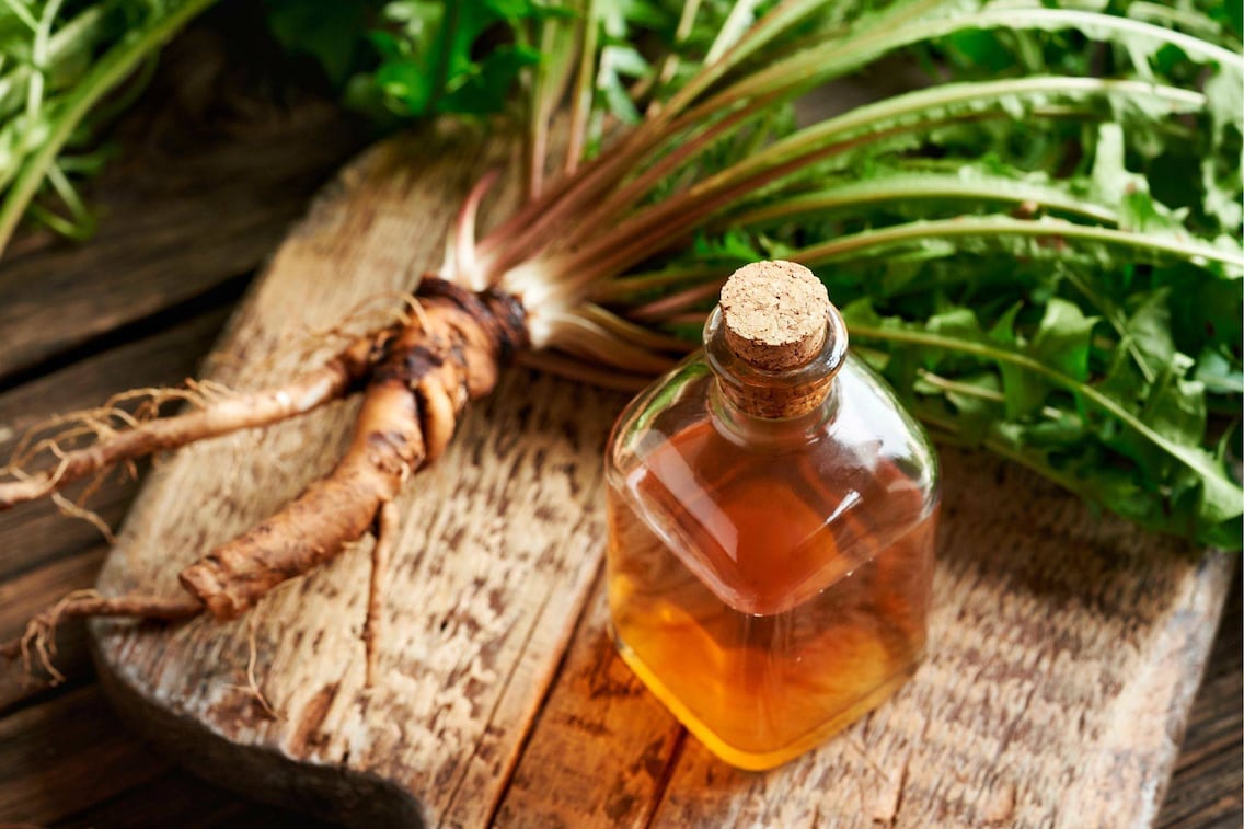 Löwenzahnwurzellikör selber machen, Rezept